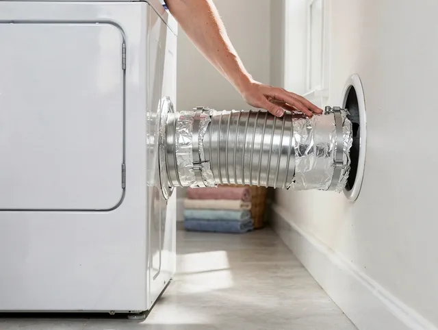 Professional dryer vent hose installation by El Segundo Dryer Vent Cleaning in El Segundo